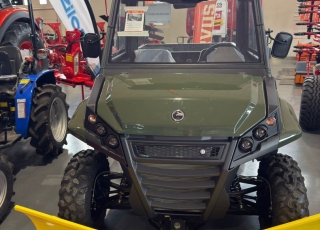 CORVUS TERRAIN DX4  - 2026
- modelo grande 
- 1000 cc con 24 cv de potencia
- motor diesel 
- biplaza
- con reductora y bloqueo diferencial
- caja basculante
- caja de cambios CVT automatica (L-H-N-R)