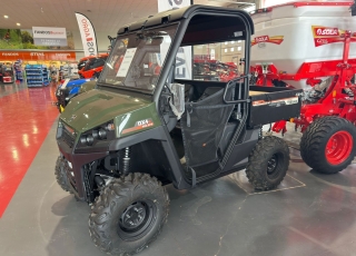 CORVUS TERRAIN DX4S  - 2026
- modelo compacto
- 800 cc con 22 cv de potencia
- motor diesel 
- biplaza
- con reductora y bloqueo diferencial
- caja basculante
- caja de cambios CVT automatica (L-H-N-R)