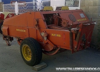 Empacadora convencional, marca Welger, modelo AP 45.