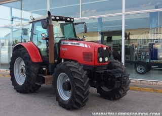 Tractor Massey Ferguson 6495, doble tracción, 185cv, año 2004