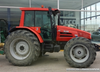 Tractor SAME Silver 130, de 130cv, con 3.096 horas, doble tracción, cambio manual con inversor mecánico.