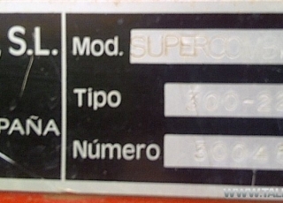 Sembradora Marca Sola, modelo Supercombi 888, 3 metros, 22 rejas, gran capacidad, borrahuellas, variador y rastra.