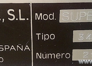 Sembradora marca SOLA modelo Supersem - 784, de 3.45 metros y 25 rejas.