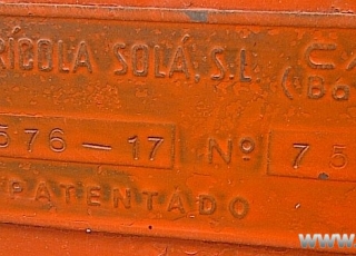 Sembradora marca Sola, modelo Superem, 3 metros, 17 rejas.