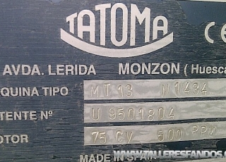 Mezclador marca Tatoma, modelo MT13, 13m3