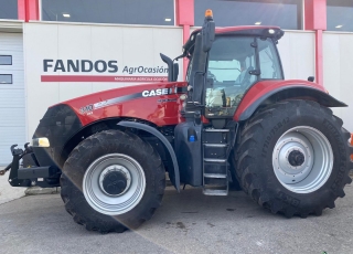 CASE IH MAGNUM 310 CVX con radio CD, 2 rotativos, aire acondicionado, asiento de acompañante, tripuntal delantero con 2 salidas hidraulicas, sistema de Isobus, predisposicion de autoguiado, cabina y eje suspendidos, freno hidraulico de remolque, sistema de Power Beyond, ruedas al 70 %