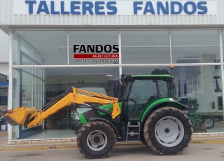 Tractor OCASION marca DEUTZ FAHR modelo Agraton K-120 con PALA