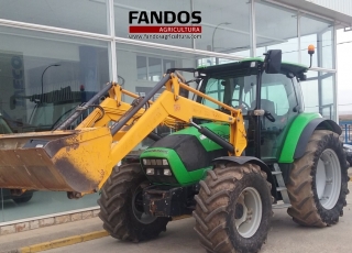 Tractor OCASION marca DEUTZ FAHR modelo Agraton K-120 con PALA