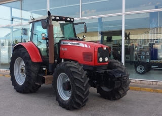 Massey Ferguson 6495, 3 distribuidores, doble traccion, enganche de petaca, suspension cabina y eje, 6700h,