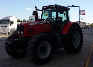 Massey Ferguson 6495, 3 distribuidores, doble traccion, enganche de petaca, suspension cabina y eje, 6700h,