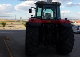 Massey Ferguson 6495, 3 distribuidores, doble traccion, enganche de petaca, suspension cabina y eje, 6700h,