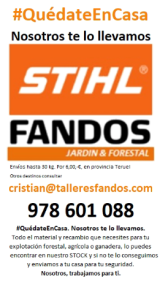 FANDOS STIHL QUEDATE EN CASA